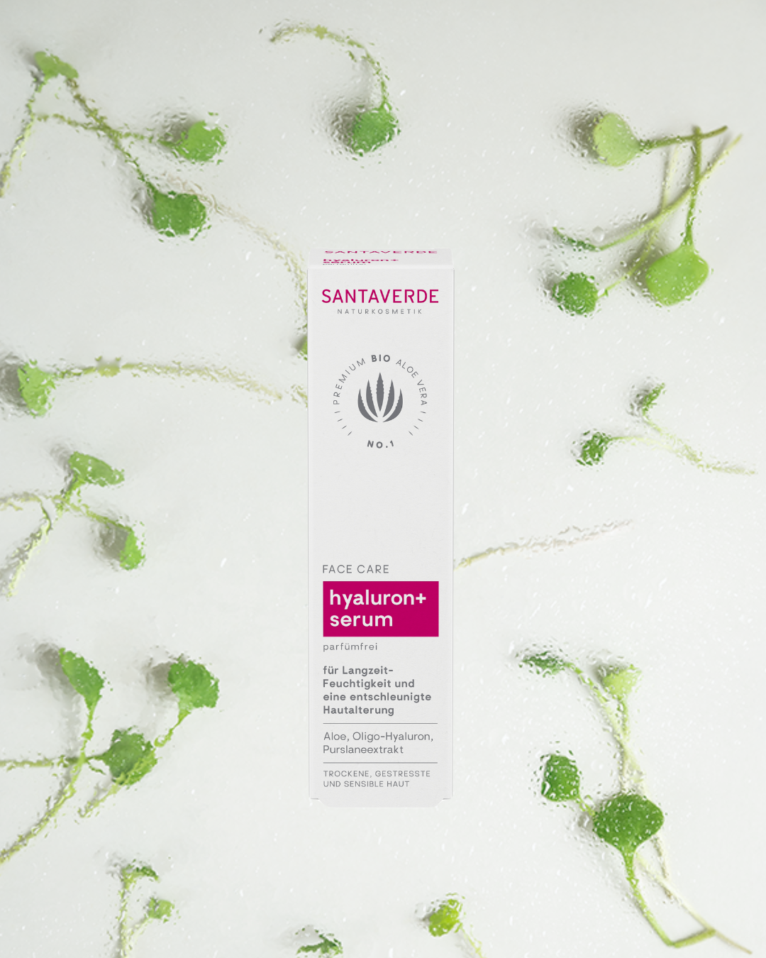 Santaverde hyaluron+serum fragrance free, hüaluroon+seerum, lõhnavaba