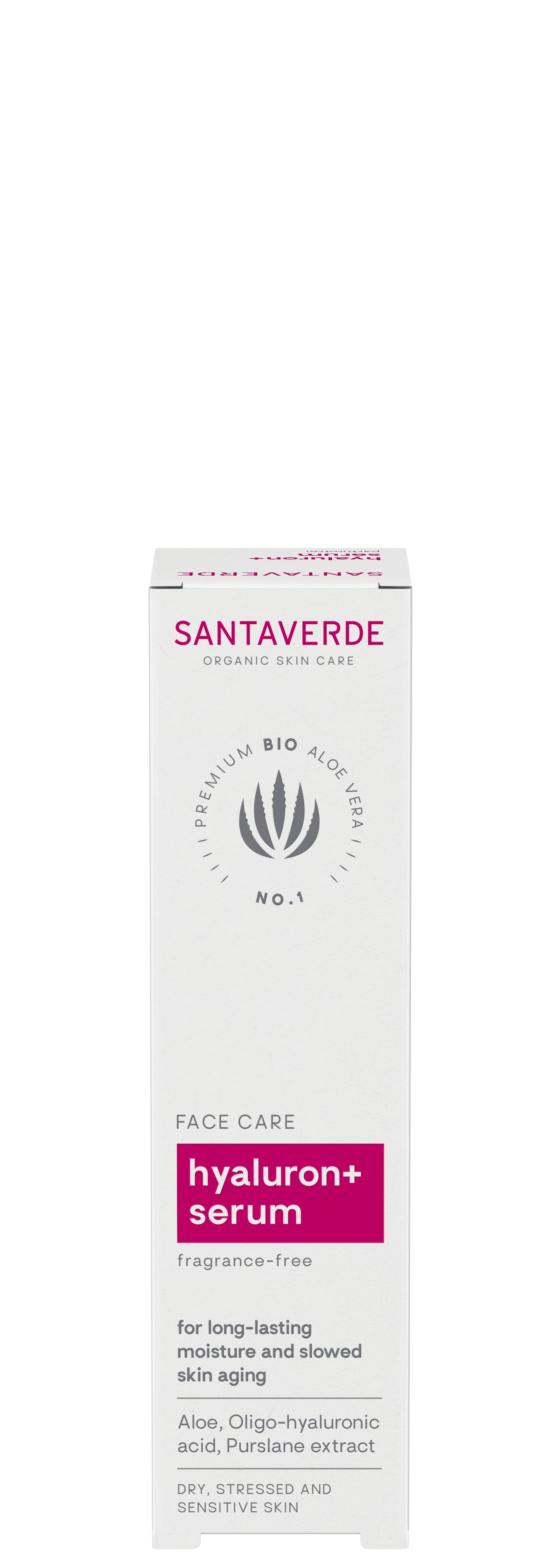 Santaverde hyaluron+serum fragrance free, hüaluroon+seerum, lõhnavaba