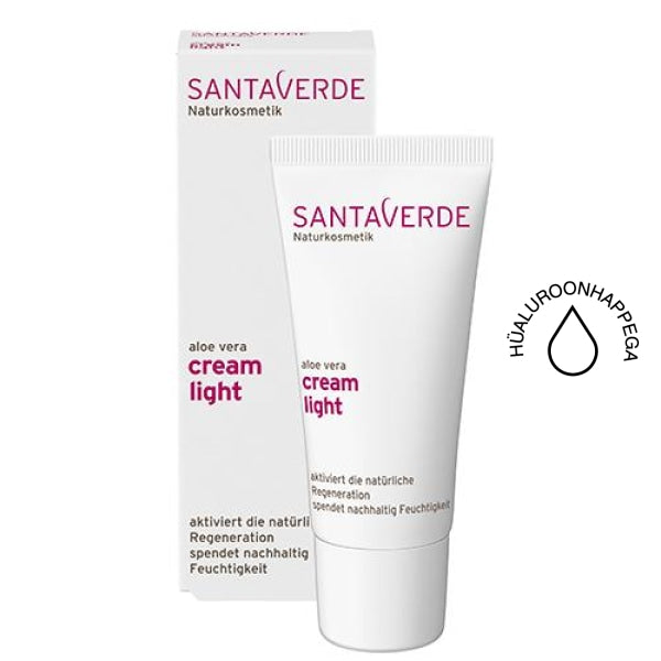 Santaverde Aloe Vera cream light, näokreem normaalsele ja kombineeritud nahale - Minu Looduskosmeetika