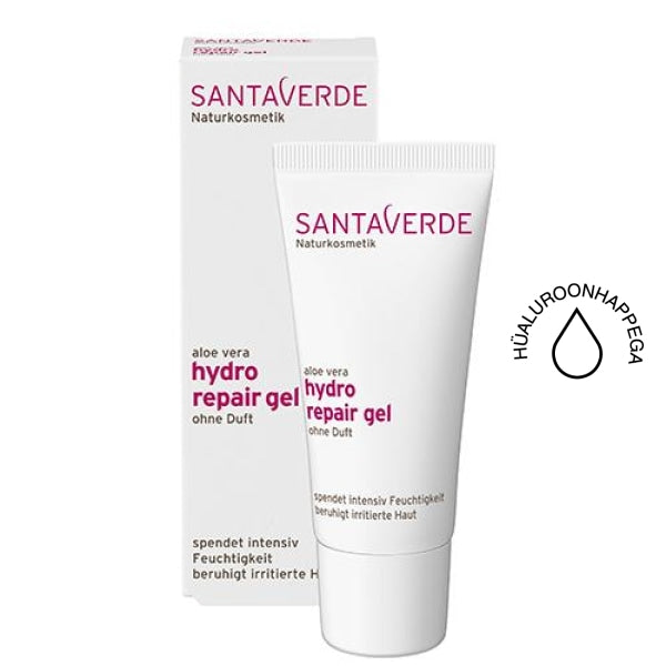 Santaverde Aloe Vera hydro repair gel fragrance free, lõhnavaba niisutav geel kõikidele nahatüüpidele - Minu Looduskosmeetika
