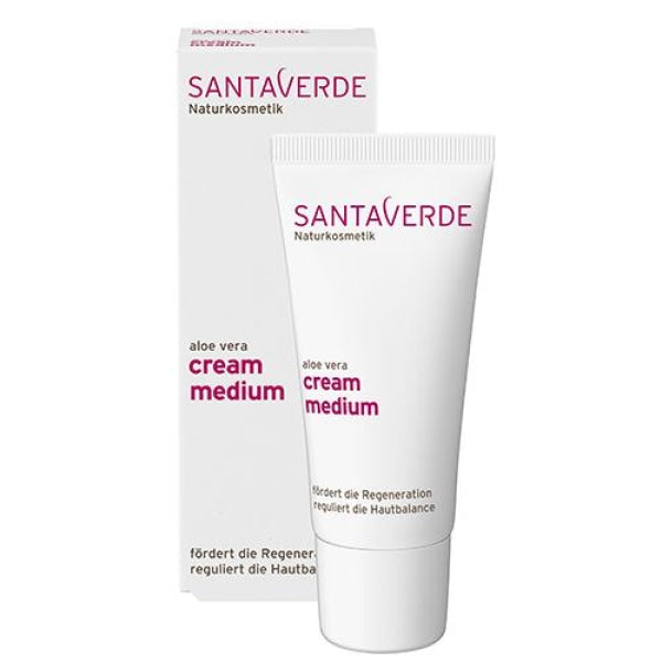 Santaverde Aloe Vera cream medium, taastav näokreem normaalsele ja kuivale nahale - Minu Looduskosmeetika
