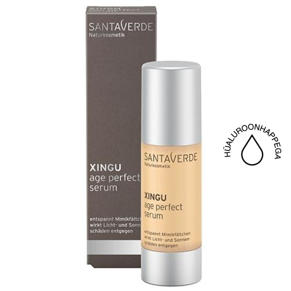 Santaverde XINGU age perfect serum, vananemisvastane seerum on miimikakortse vähendav - Minu Looduskosmeetika