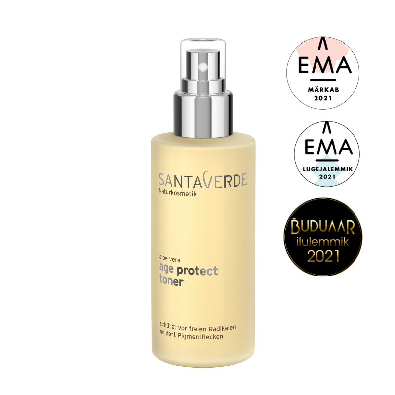 Santaverde Aloe Vera age protect toner, vananemisvastane näotoonik - Minu Looduskosmeetika