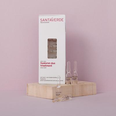 Santaverde Aloe Vera hyaluron duo treatment, hüaluroonhappe kahetoimeline hooldus, lõhnavaba