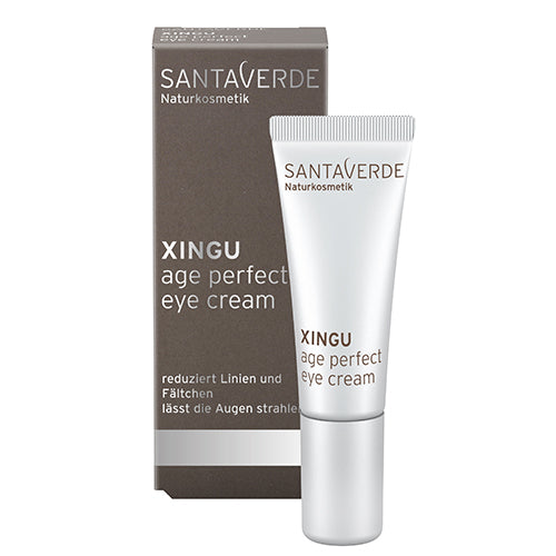 Santaverde  XINGU age perfect eye cream, vananemisvastane silmakreem on kortse ja tumedaid rõngaid vähendav - Minu Looduskosmeetika