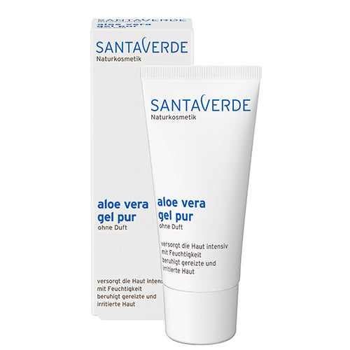 Santaverde Aloe Vera gel pur fragrance free, lõhnavaba geel nahka intensiivselt niisutav ja taastav - Minu Looduskosmeetika