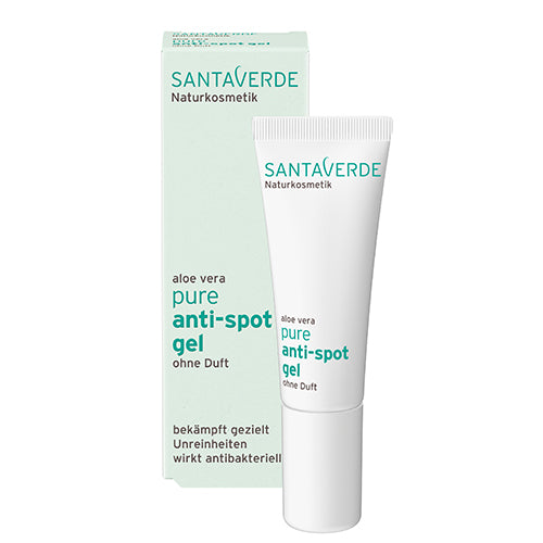 Santaverde Aloe Vera Pure  anti-spot gel fragrance free, SOS-geel lõhnavaba põletikuvastase ja antibakteriaalse toimega - Minu Looduskosmeetika
